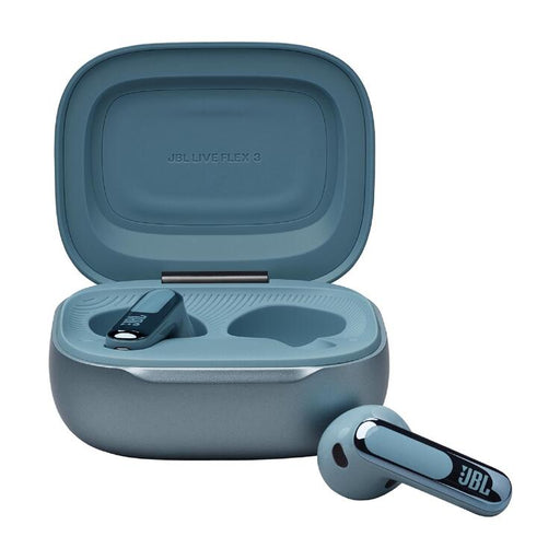 JBL Live Flex 3 | Écouteurs intra-auriculaire - Sans fil - Réduction de bruit - Écran tactile 1,45" - Bleu-SONXPLUS.com