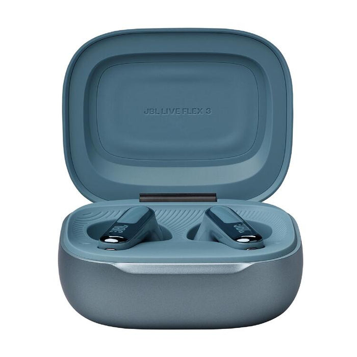 JBL Live Flex 3 | Écouteurs intra-auriculaire - Sans fil - Réduction de bruit - Écran tactile 1,45" - Bleu-SONXPLUS.com