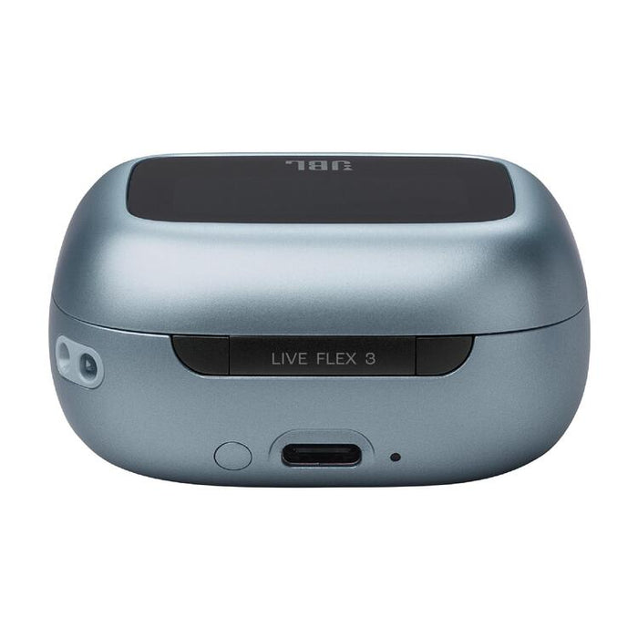 JBL Live Flex 3 | Écouteurs intra-auriculaire - Sans fil - Réduction de bruit - Écran tactile 1,45" - Bleu-SONXPLUS.com