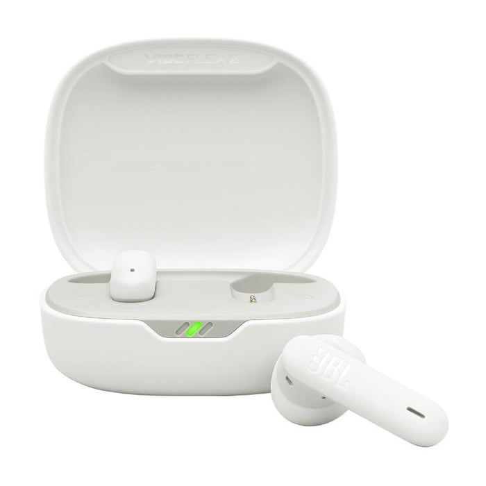 JBL Vibe Flex 2 | Écouteurs intra-auriculaires - Sans fil - Bluetooth - Technologie Smart Ambient - Blanc-SONXPLUS.com