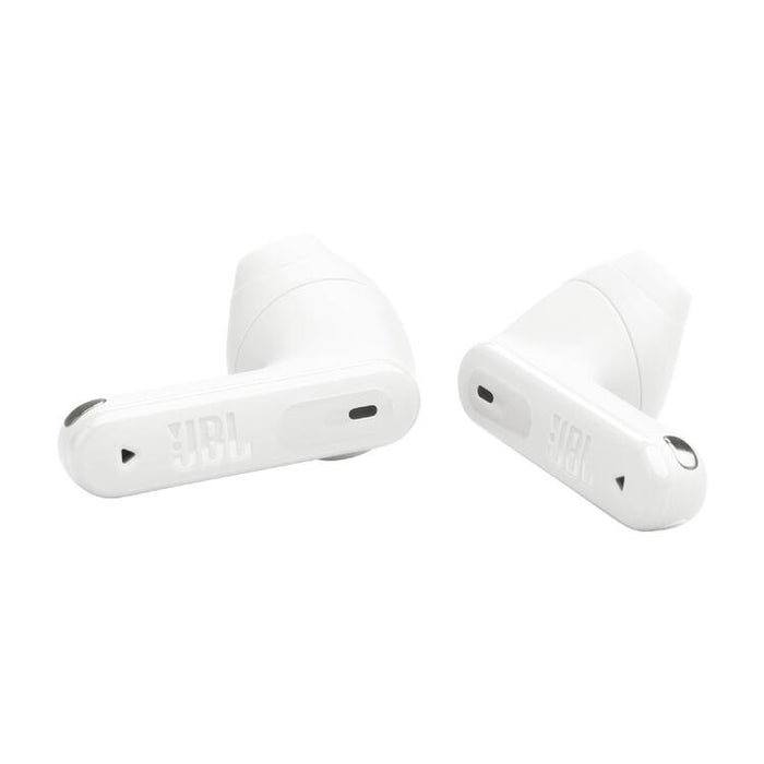 JBL Tune Flex 2 | Écouteurs intra-auriculaires - 100% Sans fil - Bluetooth - Réduction de bruit - 6 Microphones - IP54 - Blanc-SONXPLUS.com