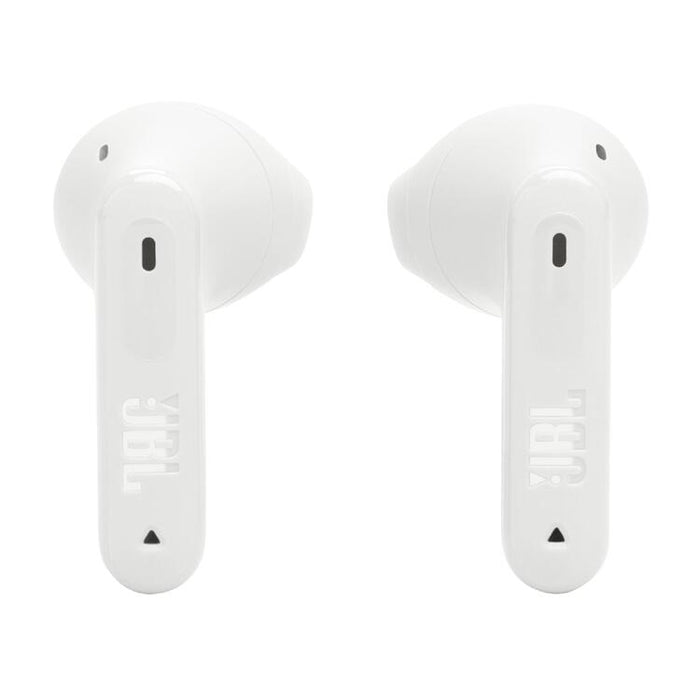 JBL Tune Flex 2 | Écouteurs intra-auriculaires - 100% Sans fil - Bluetooth - Réduction de bruit - 6 Microphones - IP54 - Blanc-SONXPLUS.com