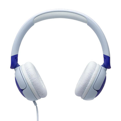 JBL JR320 | Écouteurs filaires circum-auriculaires pour enfant - JBL Safe Sound - Microphone - Bleu-SONXPLUS.com