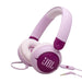 JBL JR320 | Écouteurs filaires circum-auriculaires pour enfant - JBL Safe Sound - Microphone - Mauve-SONXPLUS.com