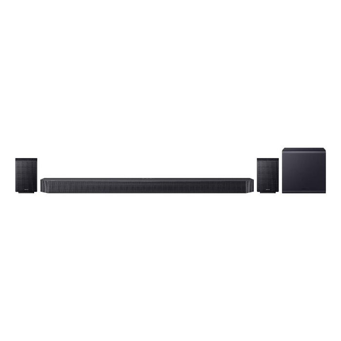 Samsung HW-Q990F | Barre de son - 11.1.4 canaux - Dolby ATMOS - Caisson de graves + Haut-parleurs arrière sans fil - 756W - Q-Symphony - Noir