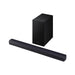 Samsung HW-B550F | Barre de son - 2.1 canaux - Caisson de graves sans fil - 300W - Bluetooth - Noir-SONXPLUS.com