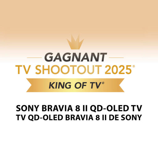 Sony K65XR80M2 | Téléviseur Bravia 8 II 65" - QD-OLED - 4K Ultra HD - 120Hz - Google TV-SONXPLUS.com
