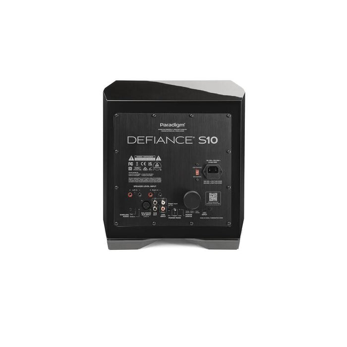 Paradigm DEFIANCE S10 | Caisson de graves 10" - 500W RMS - Unité - Noir-SONXPLUS.com