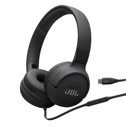 JBL Tune 520C | Écouteurs Supra-auriculaires - USB-C - Bluetooth - Noir-SONXPLUS.com
