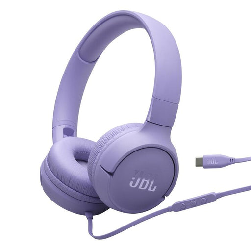 JBL Tune 520C | Écouteurs Supra-auriculaires - USB-C - Bluetooth - Mauve-SONXPLUS.com