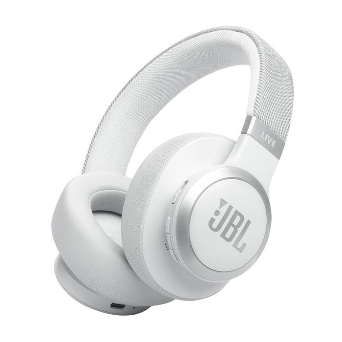JBL Live 770NC | Écouteurs circum-auriculaires - Sans fil - Bluetooth - Blanc-SONXPLUS.com