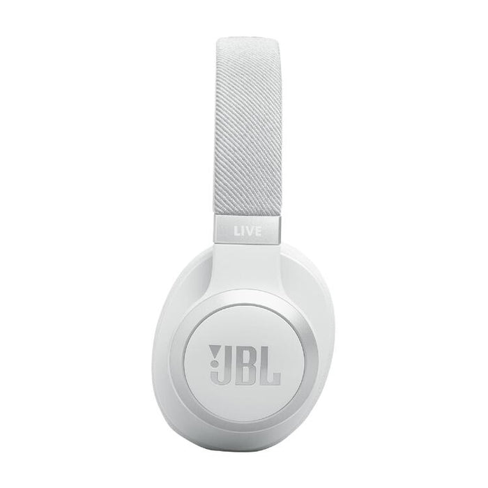 JBL Live 770NC | Écouteurs circum-auriculaires - Sans fil - Bluetooth - Blanc-SONXPLUS.com