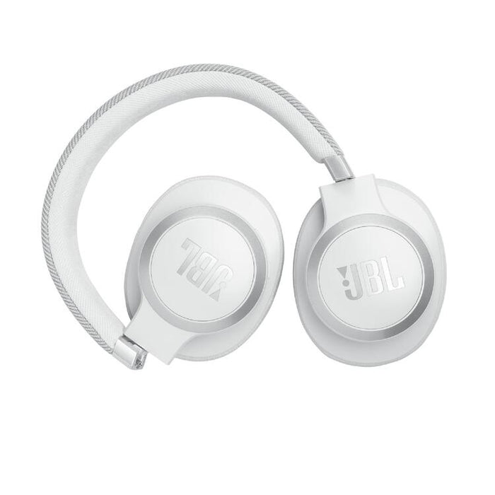 JBL Live 770NC | Écouteurs circum-auriculaires - Sans fil - Bluetooth - Blanc-SONXPLUS.com