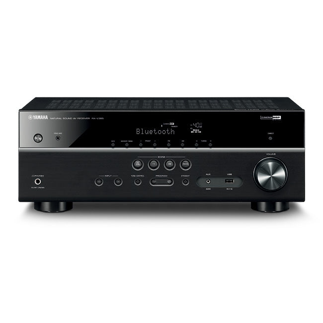 Yamaha RXV385B | Récepteur AV cinéma maison 5.1 Canaux - Bluetooth - 4K - 70W - HDMI - YPAO - Noir-SONXPLUS.com