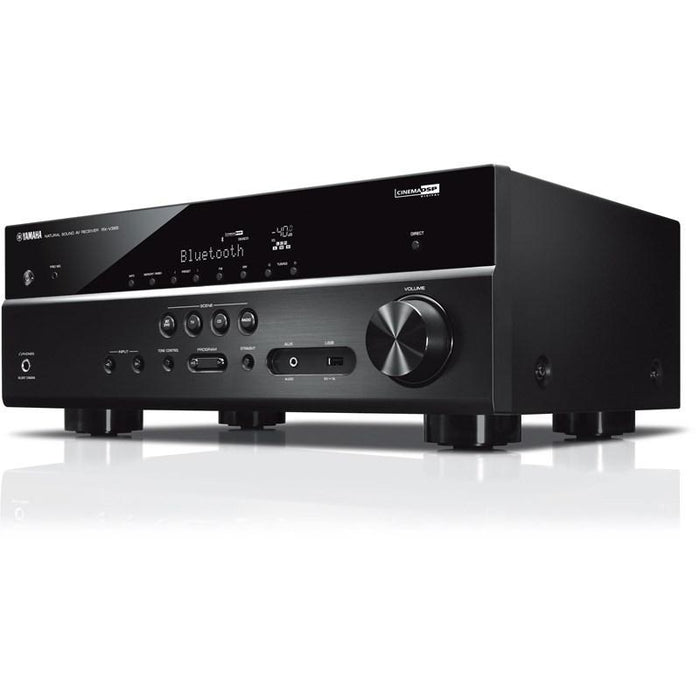 Yamaha RXV385B | Récepteur AV cinéma maison 5.1 Canaux - Bluetooth - 4K - 70W - HDMI - YPAO - Noir-SONXPLUS.com