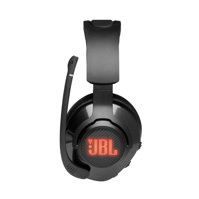 JBL Quantum 400 | Casque de jeu filaire circum-auriculaire - Micro rétractable - USB - Noir