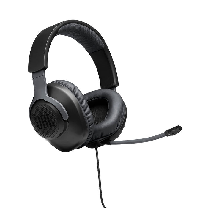 JBL Quantum 100 | Casque de jeu filaire circum-auriculaire - Noir