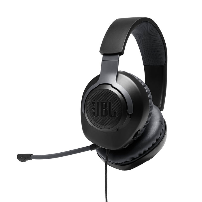 JBL Quantum 100 | Casque de jeu filaire circum-auriculaire - Noir