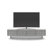 BDI BDIAL7473MESW | Meuble multimédia - Portes à persiennes - Blanc Satin-SONXPLUS.com
