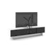 BDI BDIAL7473MESW | Meuble multimédia - Portes à persiennes - Blanc Satin-SONXPLUS.com