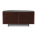 BDI BDICORR8175CHOC | Meuble multimédia - Coins effilés - Tablettes réglables - Noyer Teinté Chocolat-SONXPLUS.com