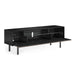 BDI BDIINTER7249EBO | Meuble multimédia - Porte pleine largeur à ouverture par pression - Frêne Charbon-SONXPLUS.com