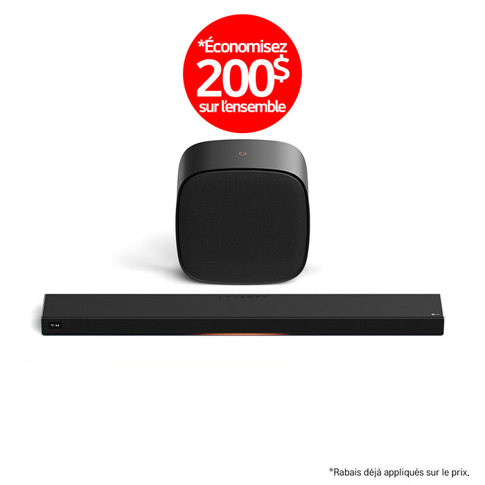 LG Sound Suite | Cinema Suite 7 - Barre de son H7+W7 | 01 | Sonxplus