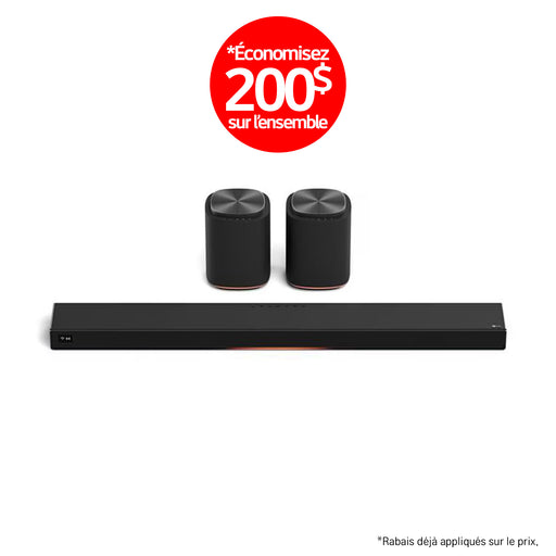 LG Sound Suite | Immersive suite 7 - Barre de son H7+2M7 | 01 | Sonxplus