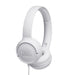 JBL Tune 500 | Écouteurs filaire supra-auriculaires - Blanc-SONXPLUS.com