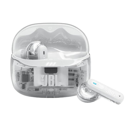 JBL Tune Beam 2 | Écouteurs intra-auriculaires - 100% Sans fil - Bluetooth - Smart Ambient - 6 Microphones - Blanc Fantôme-SONXPLUS.com