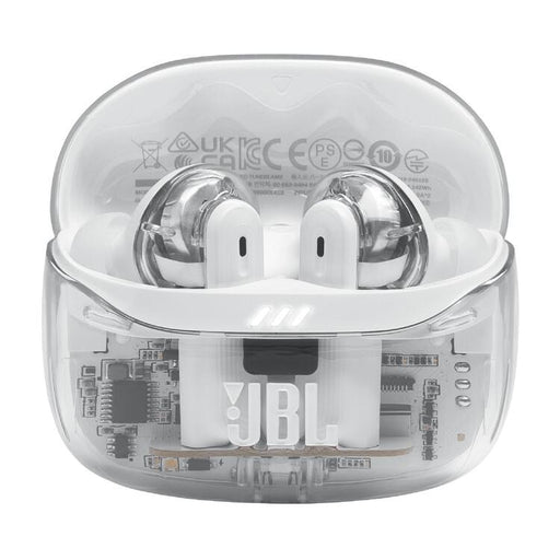 JBL Tune Beam 2 | Écouteurs intra-auriculaires - 100% Sans fil - Bluetooth - Smart Ambient - 6 Microphones - Blanc Fantôme-SONXPLUS.com