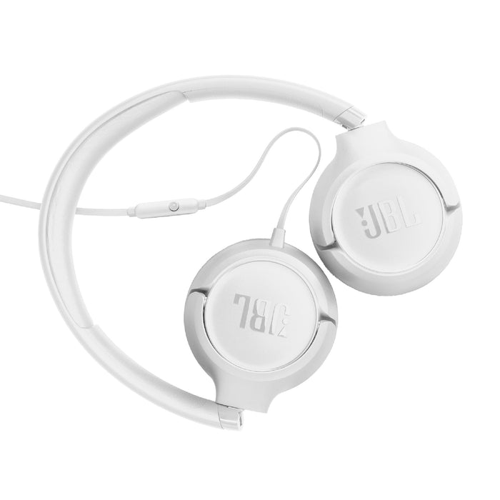 JBL Tune 530 | Écouteurs supra-auriculaire - Fil - Pliable - Blanc | 03 | Sonxplus