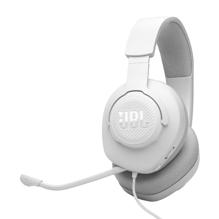 JBL Quantum 100 M2 | Casque de jeu filaire circum-auriculaire - Compatible avec toutes les plateformes - Blanc | 02 | Sonxplus