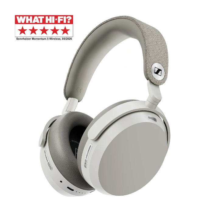Sennheiser MOMENTUM 5 Wireless | Écouteurs supra-auriculaires - Sans fil - Réduction adaptative du bruit - Blanc | 04 | Sonxplus