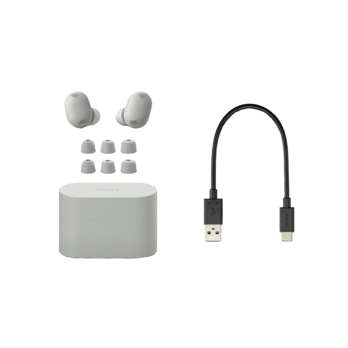 Sony WF-1000XM6 | Écouteurs intra-auriculaires - Jusqu'à 24 heures d'autonomie - Argent Platinum | 04 | Sonxplus