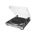 Audio-Technica AT-LP60X-GM | Table tournante Stéréo - Entraînement par courroie - Entièrement automatique - Métal Gun-SONXPLUS.com