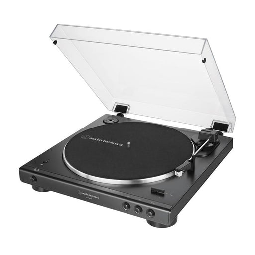 Audio-Technica AT-LP60XBTBK | Table tournante Stéréo - Sans fil - Bluetooth - Entraînement par courroie - Entièrement automatique - Noir-SONXPLUS.com