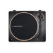 Audio-Technica AT-LP70XBTBZ | Table tournante Stéréo - Sans fil - Bluetooth - Entraînement par courroie - Entièrement automatique - Noir/Bronze-SONXPLUS.com