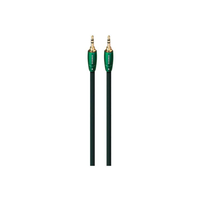 Audioquest Evergreen | Câble 3,5mm à 3,5mm - Bouchons plaqués Or - 2 Mètres-SONXPLUS.com