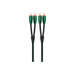 Audioquest Evergreen | Câble RCA à RCA - Fiches RCA plaquées Or - 2 Mètres-SONXPLUS.com