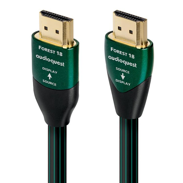 Audioquest Forest | Câble HDMI actif - Transfert jusqu'à 8K Ultra HD - HDR - eARC - 18 Gbps - 10 Mètres-SONXPLUS.com