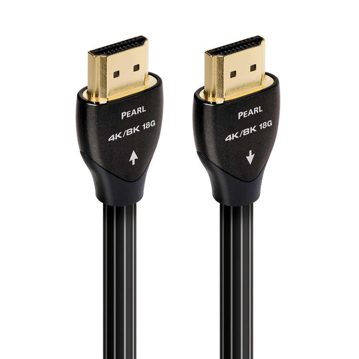 Audioquest Pearl | Câble HDMI actif - Transfert jusqu'à 8K Ultra HD - HDR - eARC - 18 Gbps - 15 Mètres-SONXPLUS.com