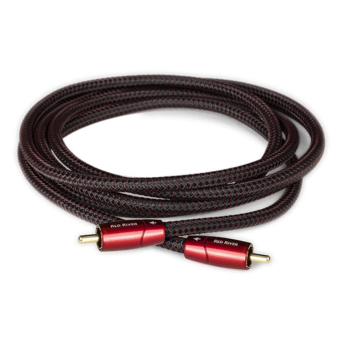 Audioquest Red River | Câble RCA - Terminaisons soudées à froid plaquées Or - 2 Mètres-SONXPLUS.com