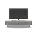 BDI BDIAL7473MESW | Meuble multimédia - Portes à persiennes - Blanc Satin-SONXPLUS.com