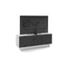 BDI BDIAL7477MESW | Meuble multimédia - Tiroir central - Portes à persiennes - Blanc Satin-SONXPLUS.com