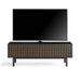 BDI BDIINTER7249EBO | Meuble multimédia - Porte pleine largeur à ouverture par pression - Frêne Charbon-SONXPLUS.com