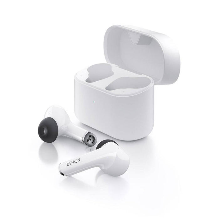 Denon AHC830NCW | Écouteurs sans fil - Intra-auriculaires - Réduction active du bruit - Blanc-SONXPLUS.com