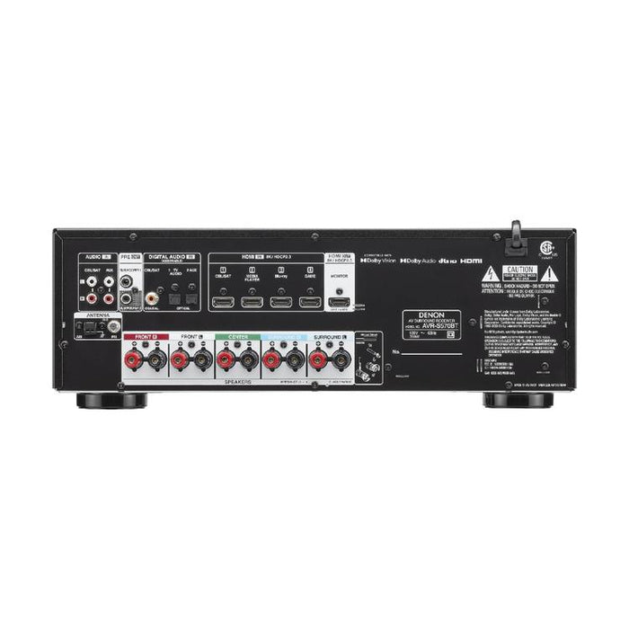 Denon AVRS570BT | Récepteur AV 5.2 canaux - Cinéma maison - 8K - Bluetooth - Noir-SONXPLUS.com