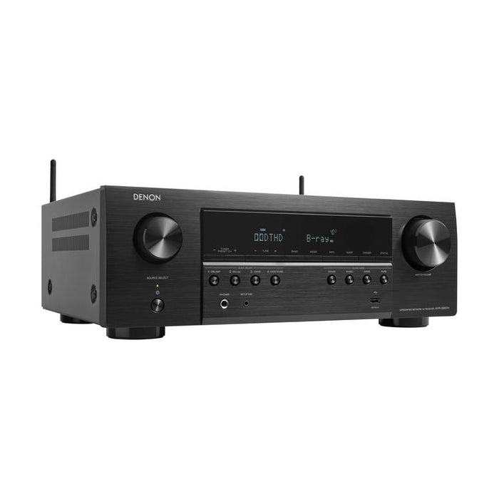 Denon AVRS660H | Récepteur AV 5.2 canaux - Cinéma maison - 8K - HEOS intégré - Commande vocale - 75 W / Canal - Noir-SONXPLUS.com