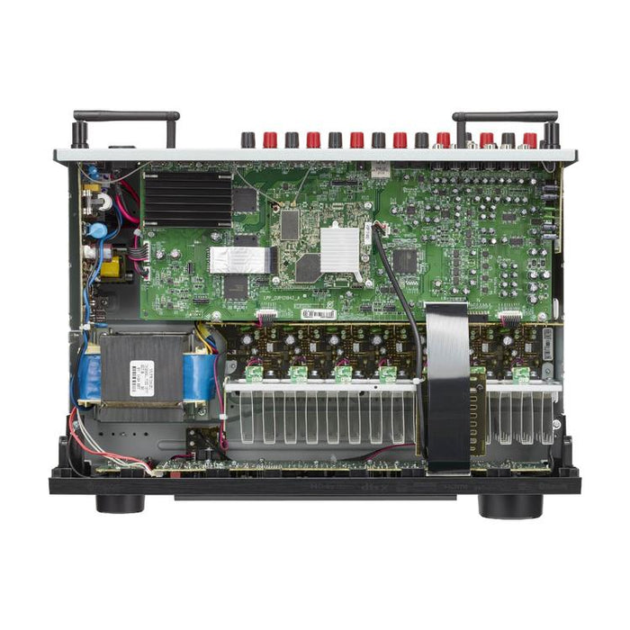 Denon AVRX1700H | Récepteur AV 7.2 canaux - Cinéma maison - Audio 3D - 8K - HEOS - 80 W / Canal - Noir
